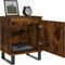 vidaXL - Nachtkastjes - 2 - st - 40x30x50 - cm - bewerkt - hout - gerookt - eikenkleurig