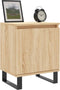 vidaXL - Nachtkastjes - 2 - st - 40x30x50 - cm - bewerkt - hout - sonoma - eikenkleurig