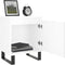 vidaXL - Nachtkastjes - 2 - st - 40x30x50 - cm - bewerkt - hout - hoogglans - wit