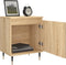 vidaXL - Nachtkastjes - 2 - st - 40x30x50 - cm - bewerkt - hout - sonoma - eikenkleurig
