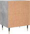 vidaXL - Nachtkastjes - 2 - st - 40x30x50 - cm - bewerkt - hout - betongrijs