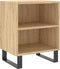 vidaXL - Nachtkastjes - 2 - st - 40x30x50 - cm - bewerkt - hout - sonoma - eikenkleurig