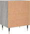 vidaXL - Nachtkastjes - 2 - st - 40x30x50 - cm - bewerkt - hout - grijs - sonoma - eiken