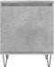 vidaXL - Nachtkastjes - 2 - st - 40x30x50 - cm - bewerkt - hout - betongrijs