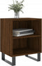 vidaXL - Nachtkastjes - 2 - st - 40x30x50 - cm - bewerkt - hout - bruin - eikenkleur