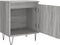 vidaXL - Nachtkastjes - 2 - st - 40x30x50 - cm - bewerkt - hout - grijs - sonoma - eiken