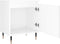 vidaXL - Nachtkastjes - 2 - st - 40x30x50 - cm - bewerkt - hout - wit