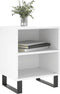 vidaXL - Nachtkastjes - 2 - st - 40x30x50 - cm - bewerkt - hout - wit