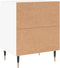 vidaXL - Nachtkastjes - 2 - st - 40x30x50 - cm - bewerkt - hout - wit