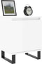 vidaXL - Nachtkastjes - 2 - st - 40x30x50 - cm - bewerkt - hout - wit