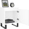vidaXL - Nachtkastjes - 2 - st - 40x30x50 - cm - bewerkt - hout - wit