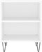 vidaXL - Nachtkastjes - 2 - st - 40x30x50 - cm - bewerkt - hout - wit