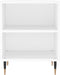 vidaXL - Nachtkastjes - 2 - st - 40x30x50 - cm - bewerkt - hout - wit