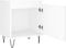 vidaXL - Nachtkastjes - 2 - st - 40x30x50 - cm - bewerkt - hout - wit
