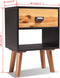 vidaXL - Nachtkastjes - 2 - st - 40x30x57 - cm - massief - acaciahout