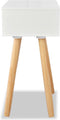 vidaXL - Nachtkastjes - 2 - st - 40x30x61 - cm - massief - grenenhout - wit