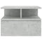 vidaXL - Nachtkastjes - 2 - st - 40x31x27 - cm - bewerkt - hout - betongrijs