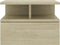 vidaXL - Nachtkastjes - 2 - st - 40x31x27 - cm - bewerkt - hout - sonoma - eikenkleurig