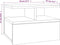 vidaXL - Nachtkastjes - 2 - st - 40x31x27 - cm - bewerkt - hout - betongrijs