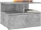 vidaXL - Nachtkastjes - 2 - st - 40x31x27 - cm - bewerkt - hout - betongrijs