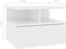 vidaXL - Nachtkastjes - 2 - st - 40x31x27 - cm - bewerkt - hout - wit