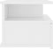 vidaXL - Nachtkastjes - 2 - st - 40x31x27 - cm - bewerkt - hout - wit