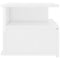 vidaXL - Nachtkastjes - 2 - st - 40x31x27cm - bewerkt - hout - hoogglans - wit