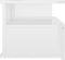 vidaXL - Nachtkastjes - 2 - st - 40x31x27cm - bewerkt - hout - hoogglans - wit