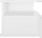 vidaXL - Nachtkastjes - 2 - st - 40x31x27cm - bewerkt - hout - hoogglans - wit