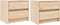 vidaXL - Nachtkastjes - 2 - st - 40x31x35,5 - cm - massief - grenenhout