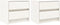 vidaXL - Nachtkastjes - 2 - st - 40x31x35,5 - cm - massief - grenenhout - wit