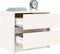 vidaXL - Nachtkastjes - 2 - st - 40x31x35,5 - cm - massief - grenenhout - wit