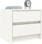 vidaXL - Nachtkastjes - 2 - st - 40x31x35,5 - cm - massief - grenenhout - wit