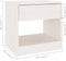 vidaXL - Nachtkastjes - 2 - st - 40x31x40 - cm - massief - grenenhout - wit