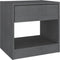 vidaXL - Nachtkastjes - 2 - st - 40x31x40 - cm - massief - grenenhout - grijs