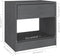 vidaXL - Nachtkastjes - 2 - st - 40x31x40 - cm - massief - grenenhout - grijs