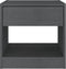 vidaXL - Nachtkastjes - 2 - st - 40x31x40 - cm - massief - grenenhout - grijs