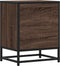 vidaXL - Nachtkastjes - 2 - st - 40x31x50 - cm - bewerkt - hout - bruin - eikenkleurig