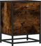 vidaXL - Nachtkastjes - 2 - st - 40x31x50 - cm - bewerkt - hout - gerookt - eikenkleurig