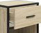 vidaXL - Nachtkastjes - 2 - st - 40x31x50 - cm - bewerkt - hout - sonoma - eikenkleurig