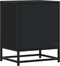 vidaXL - Nachtkastjes - 2 - st - 40x31x50 - cm - bewerkt - hout - zwart