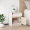 vidaXL - Nachtkastjes - 2 - st - 40x31x50 - cm - massief - grenenhout - wit