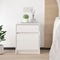 vidaXL - Nachtkastjes - 2 - st - 40x31x50 - cm - massief - grenenhout - wit