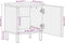 vidaXL - Nachtkastjes - 2 - st - 40x33,5x46 - cm - massief - ruw - mangohout - zwart
