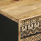 vidaXL - Nachtkastjes - 2 - st - 40x33,5x46 - cm - massief - ruw - mangohout - zwart