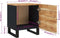 vidaXL - Nachtkastjes - 2 - st - 40x33x46 - cm - massief - acaciahout