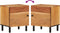 vidaXL - Nachtkastjes - 2 - st - 40x33x46 - cm - massief - acaciahout