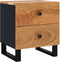 vidaXL - Nachtkastjes - 2 - st - 40x33x46 - cm - massief - acaciahout