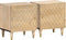 vidaXL - Nachtkastjes - 2 - st - 40x33x46 - cm - massief - mangohout