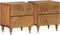 vidaXL - Nachtkastjes - 2 - st - 40x33x46 - cm - massief - mangohout